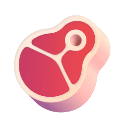 고기구이 일러스트 (업종 예시 이미지)